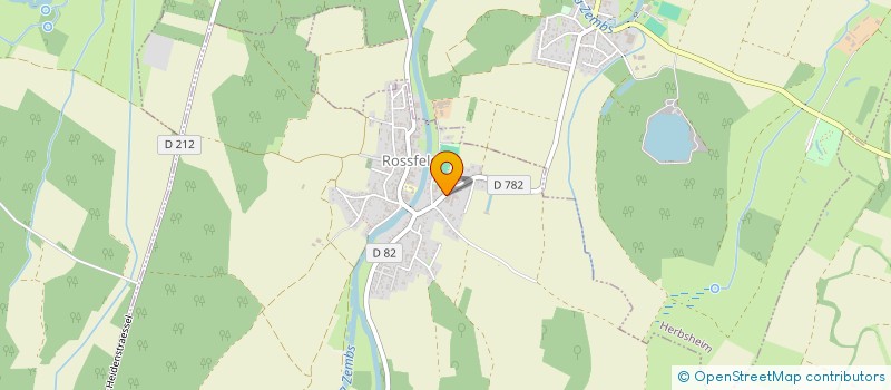 localisation de l'entreprise AMICALE ACTIVE DE LA ZEMBS  ROSSFELD