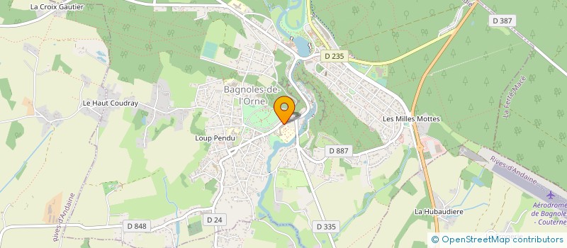 localisation de l'entreprise AMICALE AGENT RESID DU PARC à BAGNOLES-DE-L'ORNE-NORMANDIE