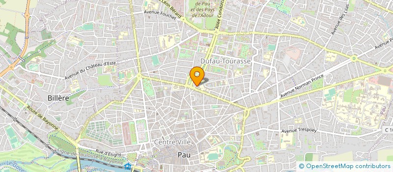 localisation de l'entreprise AMICALE ALSACE LORRAINE à PAU