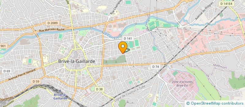 localisation de l'entreprise AMICALE AMATEUR RADIO CORREZE  BRIVE-LA-GAILLARDE