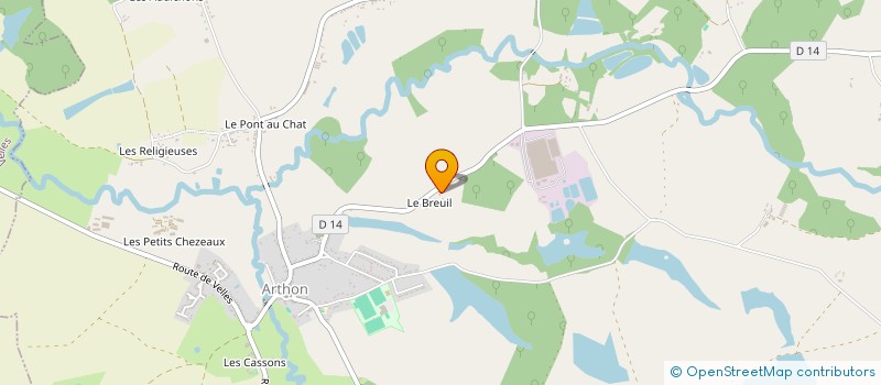 localisation de l'entreprise AMICALE AMATEURS RANDONNEES ATTELES à ARTHON