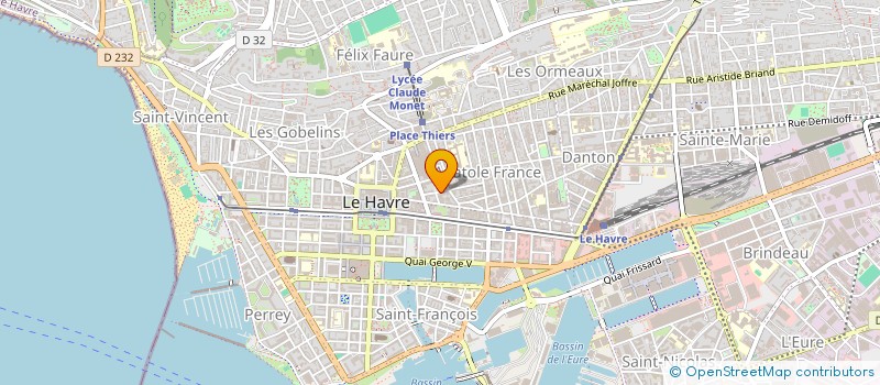 localisation de l'entreprise AMICALE ANC 35E RGT TRAVAILLEU  LE HAVRE