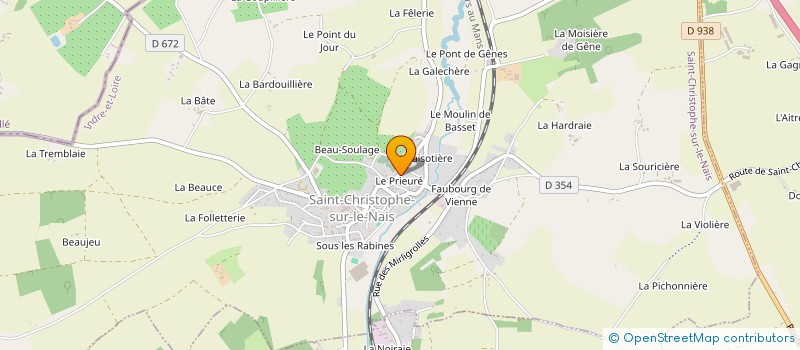 localisation de l'entreprise AMICALE ANC COMBAT. ET DEMOB. ST CHRIST.  SAINT-CHRISTOPHE-SUR-LE-NAIS