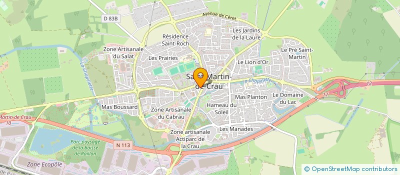 localisation de l'entreprise AMICALE ANC COMBATTANTS VICTIMES GUERRE à SAINT-MARTIN-DE-CRAU