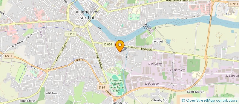 localisation de l'entreprise AMICALE ANC ELEV COL CARRERE CASSENEUIL  VILLENEUVE-SUR-LOT