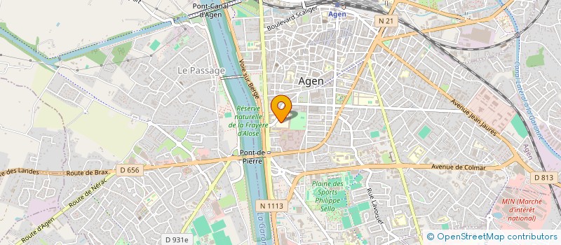 localisation de l'entreprise AMICALE ANC ELEVES ENSEIG TECH  AGEN