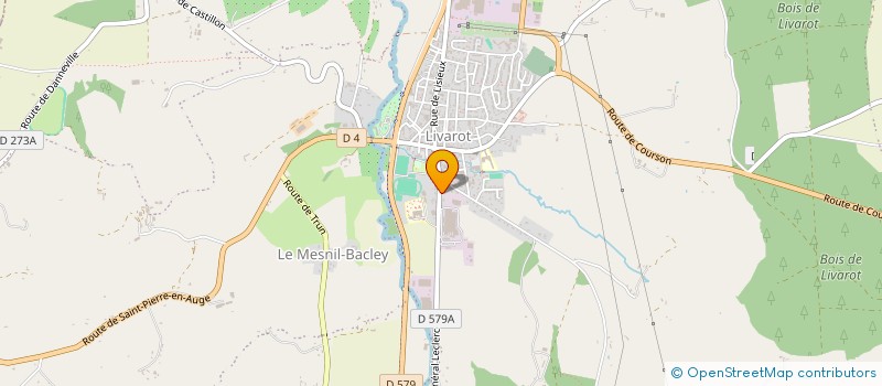 localisation de l'entreprise AMICALE ANC ELEVES MAITRES EC PUB & COLL  LIVAROT-PAYS-D'AUGE