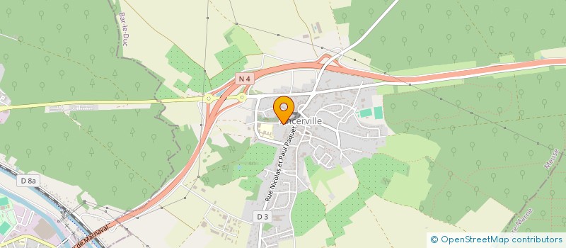 localisation de l'entreprise AMICALE ANCERVILLOISE à ANCERVILLE