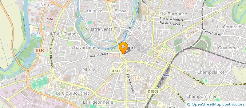 localisation de l'entreprise AMICALE ANCIEN ELEVE ST JOSEPH  NIORT