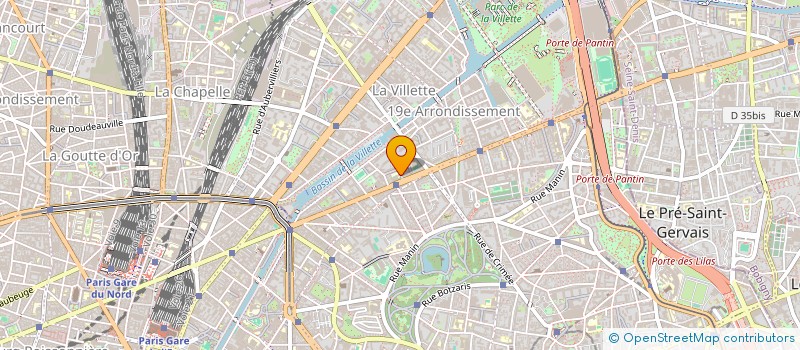 localisation de l'entreprise AMICALE ANCIEN LYCEE COLLEGE FRANC MAROC  PARIS