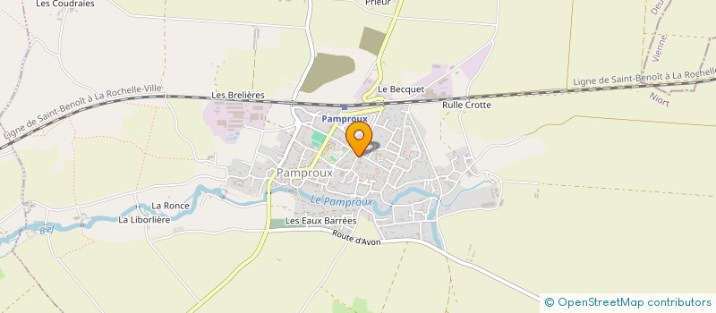 localisation de l'entreprise AMICALE ANCIENNES AUTO-MOTO DES DEUX-SEVRES  LA MOTHE-SAINT-HERAY