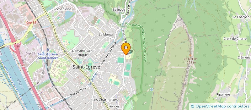 localisation de l'entreprise AMICALE ANCIENNES FOYER DEPART ST EGREVE  SAINT-EGREVE