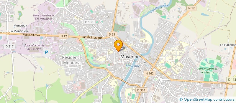 localisation de l'entreprise AMICALE ANCIENS DE LA MARINE à MAYENNE