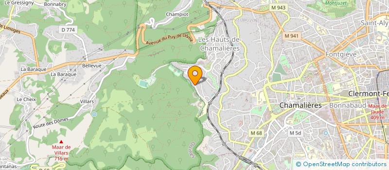 localisation de l'entreprise AMICALE ANCIENS ELEVES à CHAMALIERES