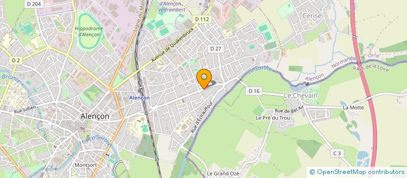 localisation de l'entreprise AMICALE ANCIENS ELEVES AMIS ECOLE COURTE à ALENCON