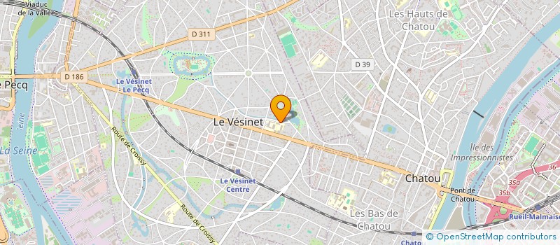 localisation de l'entreprise AMICALE ANCIENS ELEVES COLLEGE VESINET  LE VESINET