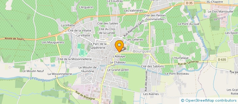 localisation de l'entreprise AMICALE ANCIENS ELEVES ECOLE LAIQUE à BOURGUEIL