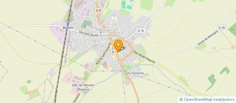 localisation de l'entreprise AMICALE ANCIENS ELEVES ECOLES à BOHAIN-EN-VERMANDOIS