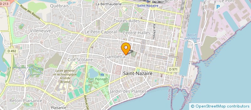 localisation de l'entreprise AMICALE ANCIENS ELEVES JEAN JAURES à SAINT-NAZAIRE