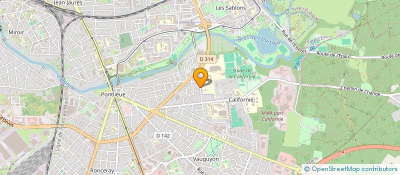 localisation de l'entreprise AMICALE ANCIENS ELEVES LEP FUNAY à LE MANS