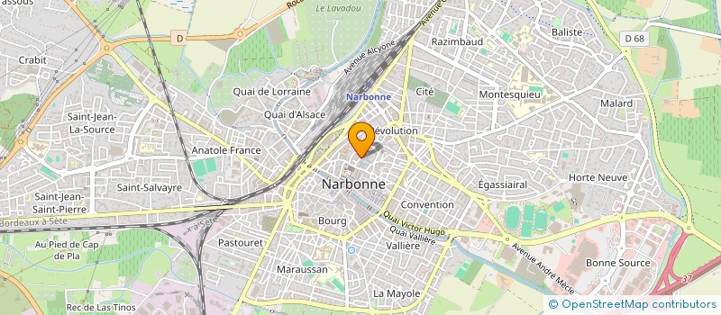 localisation de l'entreprise AMICALE ANCIENS ELEVES PIGIER à NARBONNE