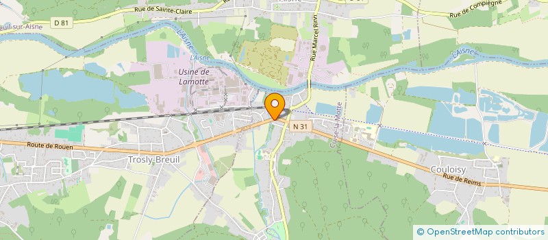 localisation de l'entreprise AMICALE ANCIENS FOOTBALLEURS  CUISE-LA-MOTTE