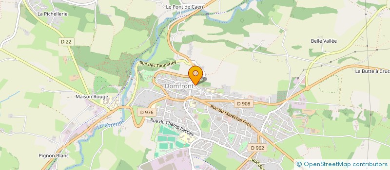 localisation de l'entreprise AMICALE ANCIENS LYCEE AUGUSTE CHEVALIER à DOMFRONT-EN-POIRAIE