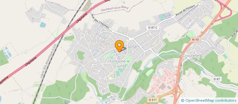 localisation de l'entreprise AMICALE ANCIENS MARINS POITIERS LA RESOLUE à FONTAINE-LE-COMTE
