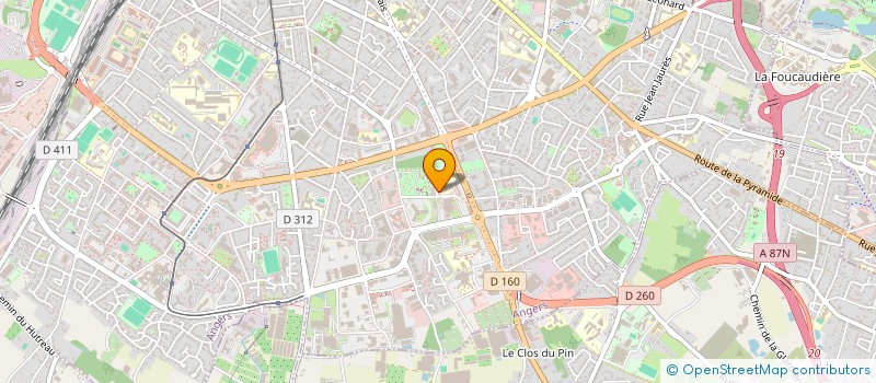 localisation de l'entreprise AMICALE ANIMAT ECO PUBL GDES MAULEVRIES à ANGERS