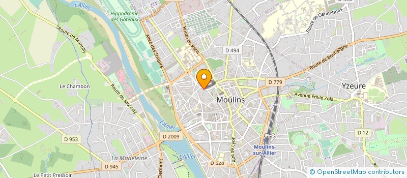 localisation de l'entreprise AMICALE ARBITRE MOULINS à MOULINS