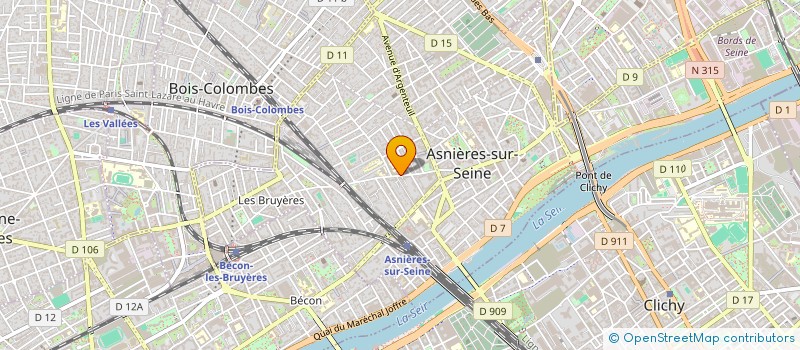 localisation de l'entreprise AMICALE ASNIERES à ASNIERES-SUR-SEINE