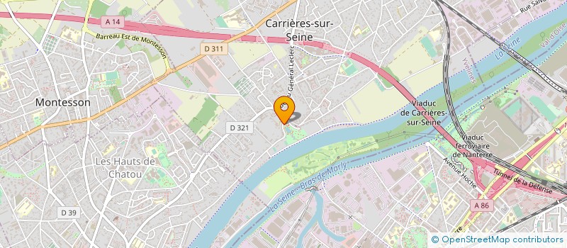 localisation de l'entreprise AMICALE ASSISTANTES MATERNELLES  CARRIERES-SUR-SEINE