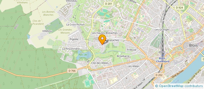 localisation de l'entreprise AMICALE AUTONOME DES MEDAILLES MILITAIRES DE BLOIS  BLOIS