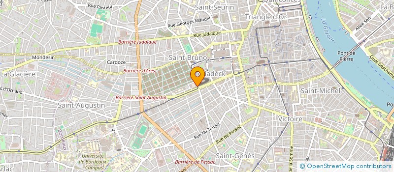 localisation de l'entreprise AMICALE B.R.I. 33  BORDEAUX