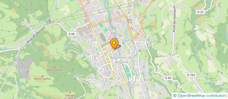 localisation de l'entreprise AMICALE BAGNERES TUTZING  BAGNERES-DE-BIGORRE