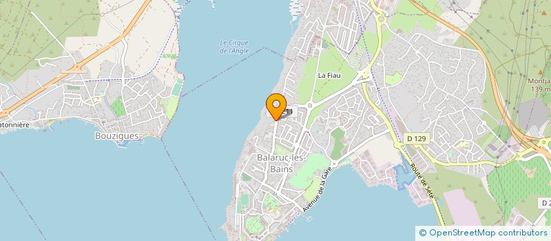 localisation de l'entreprise AMICALE BALARUCOISE CYCLO VTT  BALARUC-LES-BAINS