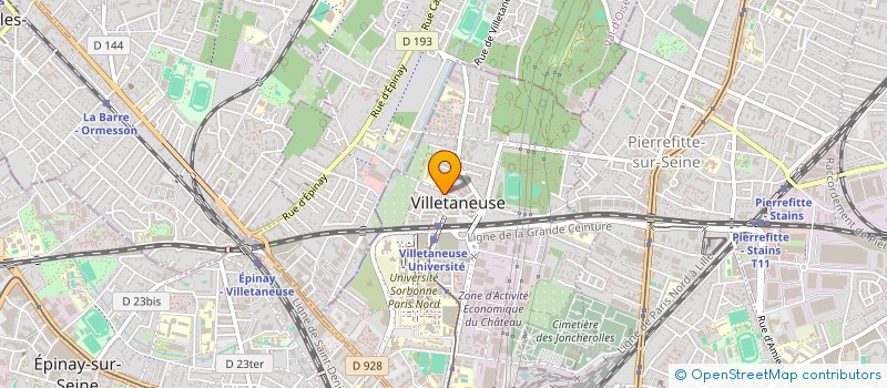 localisation de l'entreprise AMICALE BARBUSSE à VILLETANEUSE