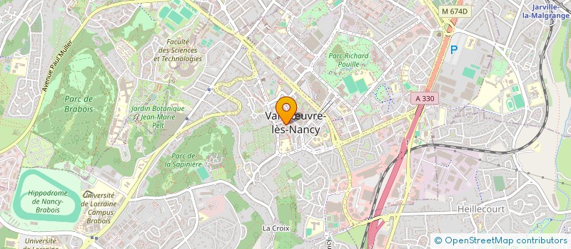 localisation de l'entreprise AMICALE BASKET GRAND EST  VANDUVRE-LES-NANCY