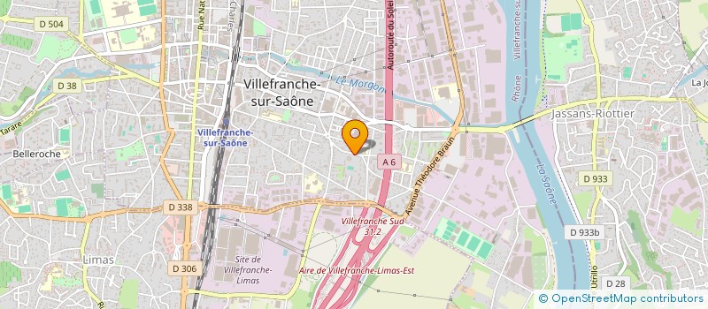 localisation de l'entreprise AMICALE BELIGNY à VILLEFRANCHE-SUR-SAONE