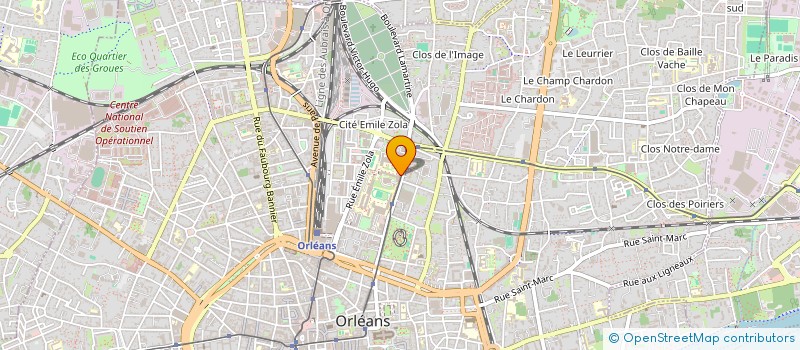 localisation de l'entreprise AMICALE BENJAMIN FRANKLIN à ORLEANS