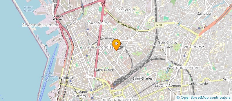 localisation de l'entreprise AMICALE BERNARD-CADENAT à MARSEILLE