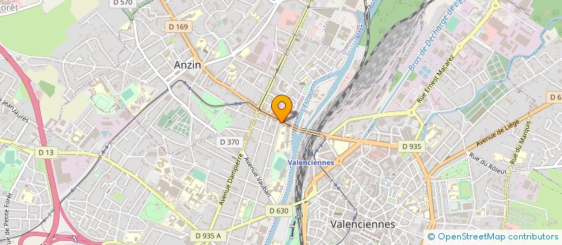 localisation de l'entreprise AMICALE BILLARD CLUB VALENCIENNOIS  VALENCIENNES