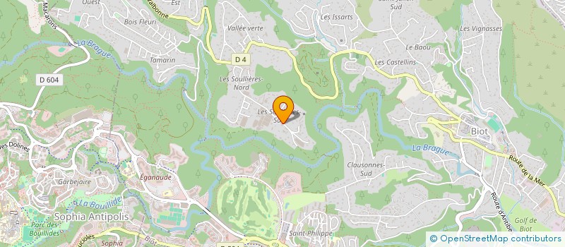 localisation de l'entreprise AMICALE BIOTOISE DES TRADITIONS  BIOT