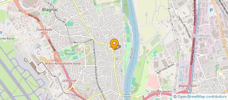 localisation de l'entreprise AMICALE BLAGNACAISE DE CHIEN D'UTILITE  BLAGNAC