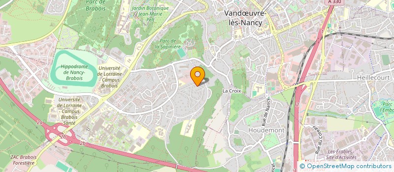 localisation de l'entreprise AMICALE BOIS LE DUC  VANDUVRE-LES-NANCY