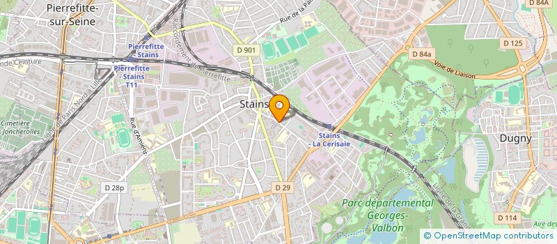 localisation de l'entreprise AMICALE BORDES N'CO à STAINS
