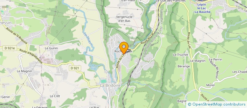 localisation de l'entreprise AMICALE BOULE BRIDOIRIENNE LA BRIDOIRE  LA BRIDOIRE