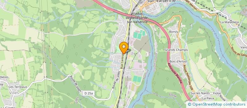 localisation de l'entreprise AMICALE BOULE D'ARLOD à VALSERHONE