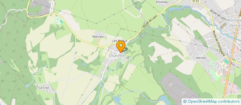 localisation de l'entreprise AMICALE BOULE DE CHARETTE  CHARETTE