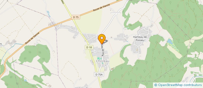 localisation de l'entreprise AMICALE BOULE DE CHOZEAU  CHOZEAU
